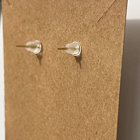 Gold Tone Rhinestone Bow Pearl Drop Earrings Women‎ Holiday Event - Picture 6 of 6